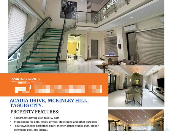 For Sale: Modern House and Lot in McKinley Hill, Taguig City