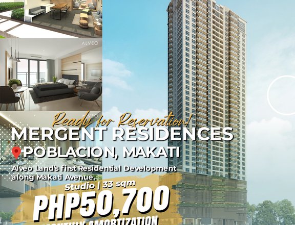 33 sqm Studio Pre-selling Condo For Sale in Poblacion, Makati.