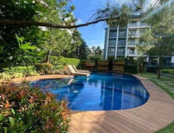 Pine Suites Tagaytay 2BR Unit for Sale with Balcony and Basement Parking (FULLY FURNISHED)