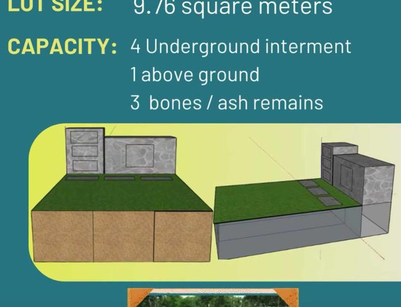 4 lot single niche in Manila Memorial Park Dasmarinas Cavite