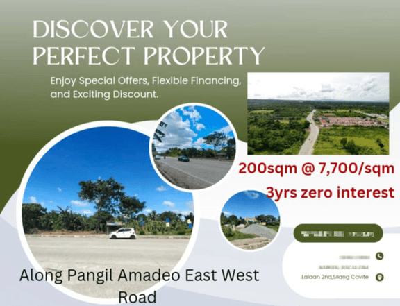 200sqm Affordable Residential Lot Amadeo East Road, Cavite