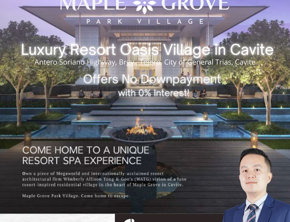 280sqm. Premier Residential Lot by Maple Grove Park Village |Megaworld