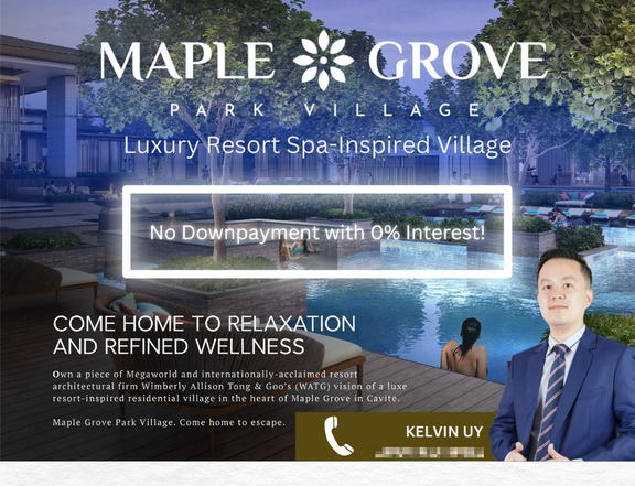 280sqm. Luxury Oasis Resort-Spa Inspired Village in Cavite |Megaworld