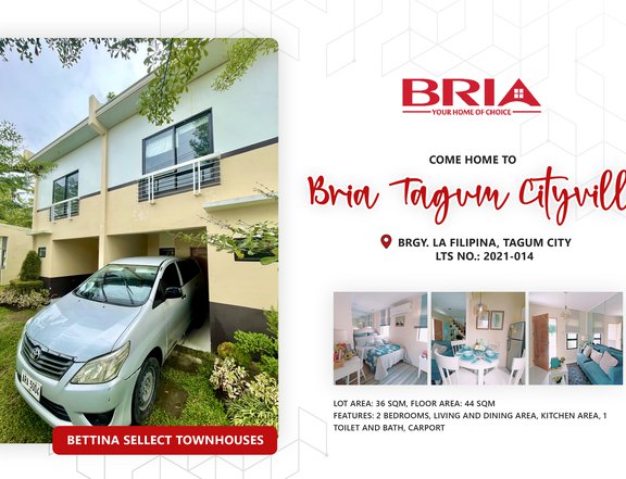 Bettina Select a complete package townhouse with tiles and 2 bedrooms