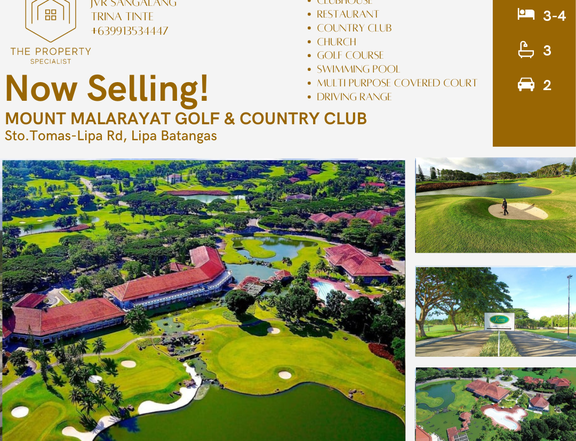 Residential Lots For Sale! Mt. Malarayat Golf & Country Club Lipa