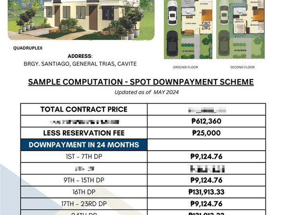 Pre selling quadruplex