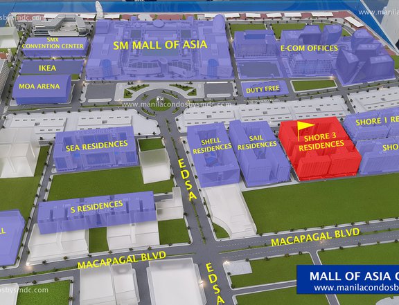 1 bedroom 300k to move-in MOA Condo Ready For Occupancy SMDC Shore 3