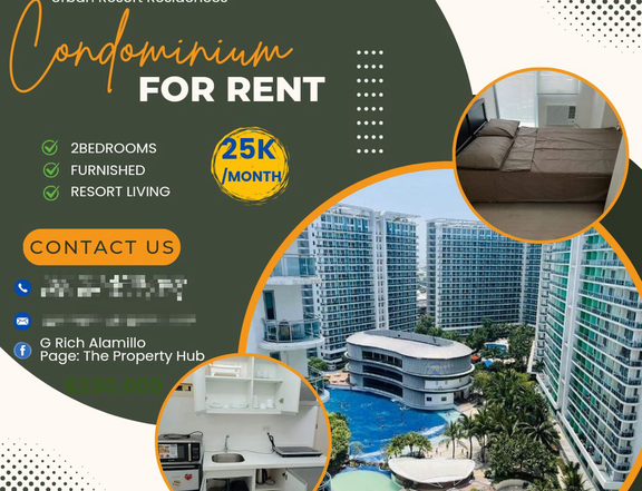 2bedrooms condominium Unit for RENT in Azure