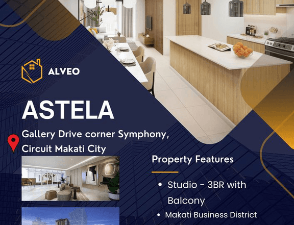 Studio with Balcony located at Makati City - ASTELA by ALVEO Land