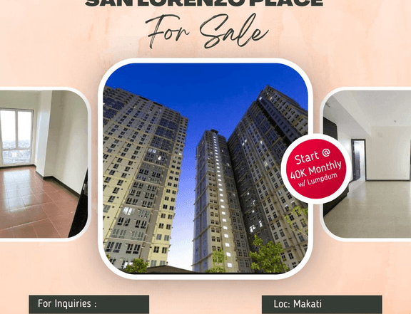 Condo in San Lorenzo Place Makati Rent To Own as low as 40K Monthly