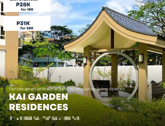 Kai Garden Residences by DMCI Homes in Mandaluyong - Ready For Occupancy 53.50 sqm 2-bedroom