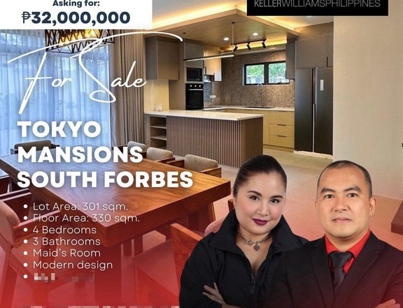 Modern Japanese-Inspired Home in Tokyo Mansions, South Forbes, Silang Cavite near Ayala Westgrove