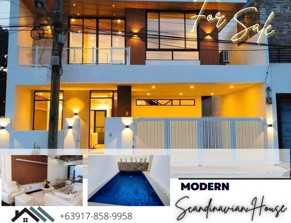 RFO 4 BEDROOMS BRAND NEW MODERN SCANDINAVIAN HOUSE WITH POOL