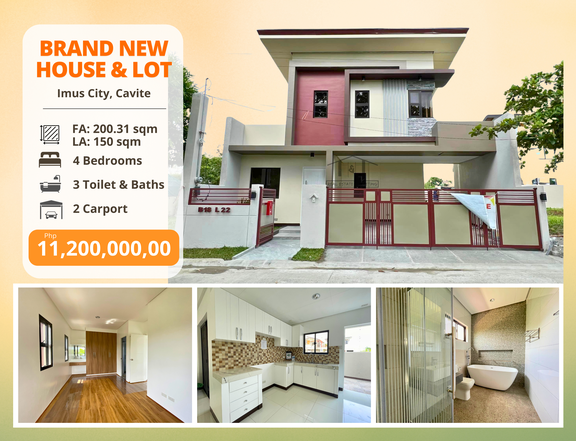 Spacious Fully Furnished House and Lot for Sale ROF 4BR Imus CAVITE