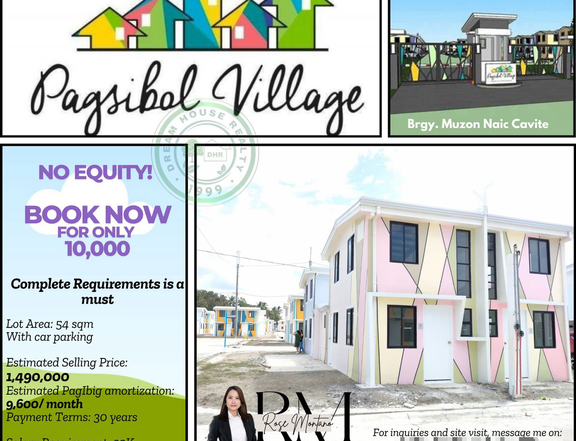 PAGSIBOL VILLAGE by Raemulan offers a NO downpayment for a 2-storey Duplex House in Naic