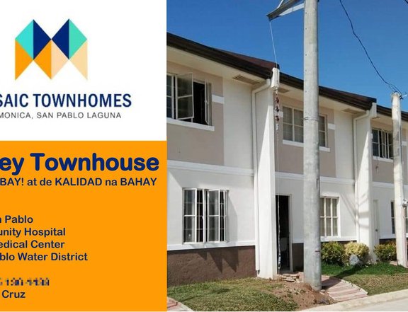 2-bedroom townhouse for Sale in San Pablo Laguna