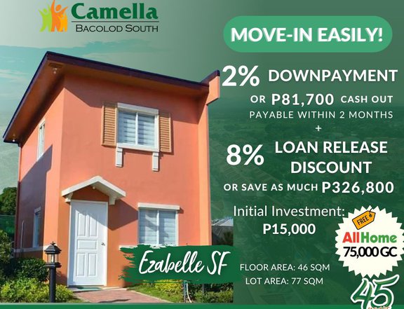 2-bedroom Ready to move-in House For Sale in Bacolod Negros Occidental