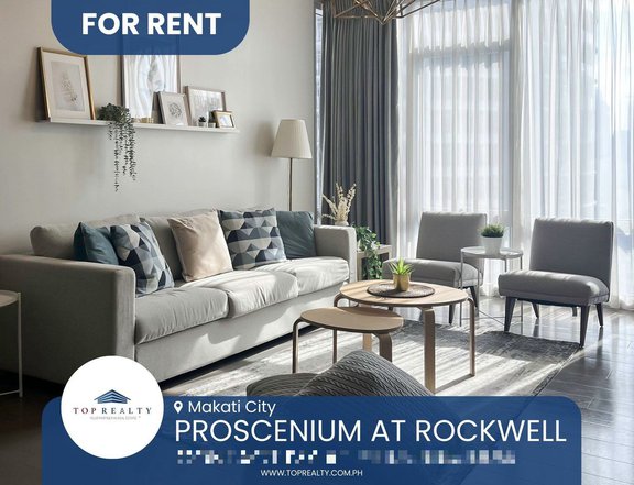 142 sqm Condo for Rent in The Proscenium at Rockwell, Makati City