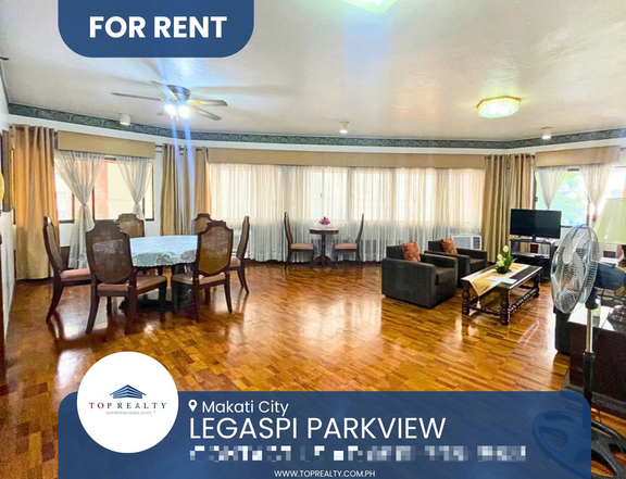 For Rent: 3-Bedroom 3BR Condo in Makati City at Legaspi Parkview