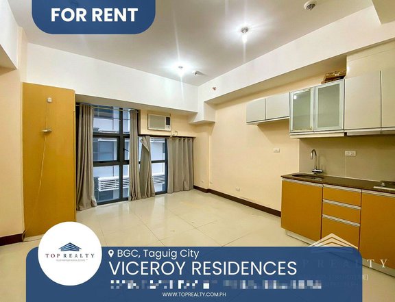 Studio Condo Unit for Lease in Viceroy Residences, BGC, Taguig City