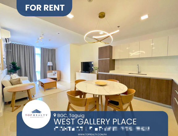 Condo for Rent in BGC, Taguig City at West Gallery Place