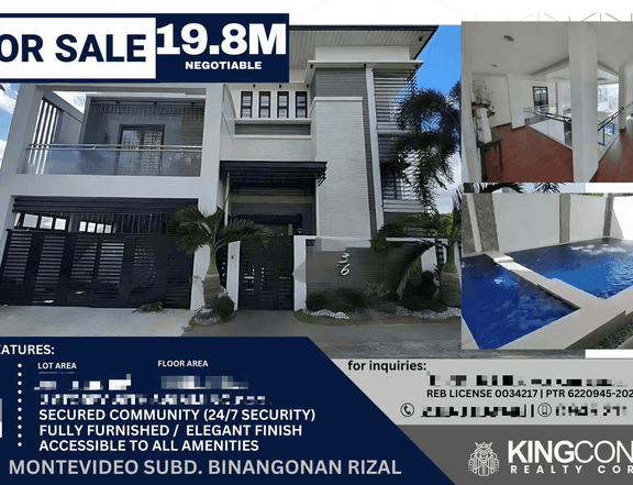 7-bedroom Single Detached House For Sale in Montevideo Subd. Binangonan Rizal