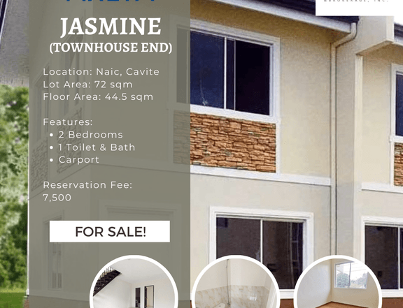 2BR Jasmine Townhouse For Sale in Naic Cavite