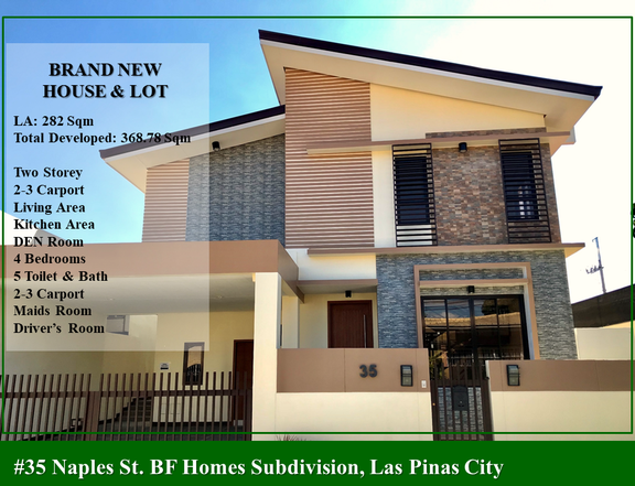 RFO BRAND NEW HOUSE AND LOT IN BF HOMES SUBDIVISION LAS PINAS CITY