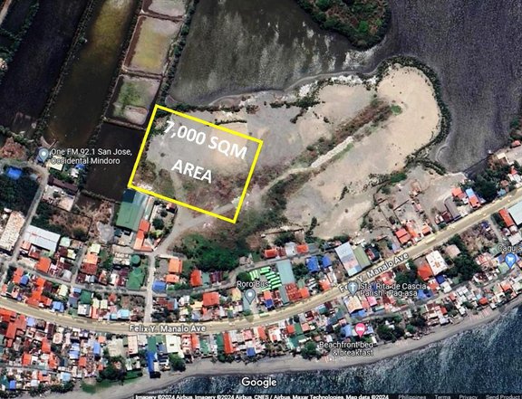 A commercial lot with an area of 7,000 sqm.