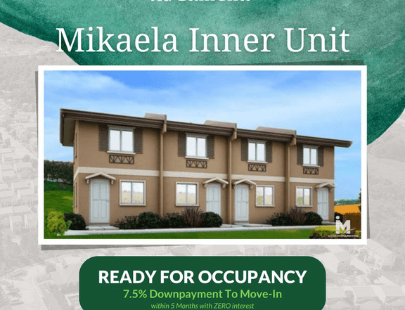 READY FOR OCCUPANCY 2-BEDROOM BELLA IN CAMELLA BACOLOD SOUTH