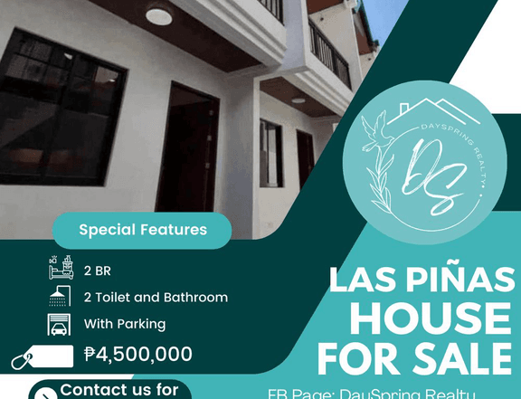 2 Bedroom House for Sale in Pilar Village, Las Pinas City