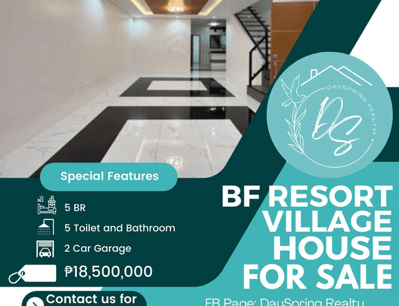 Single Attached House for Sale in BF Resort Village