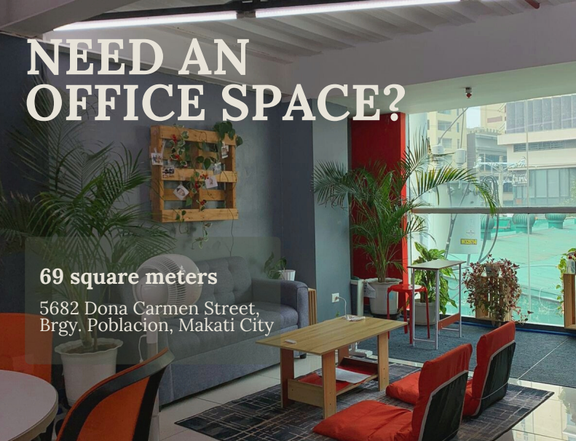 OFFICE SPACE FOR LEASE IN BRGY. POBLACION MAKATI CITY NEAR ROCKWELL