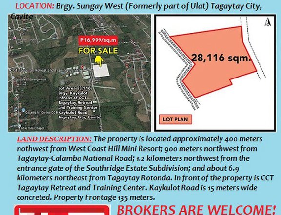 Lot for Sale in Tagaytay