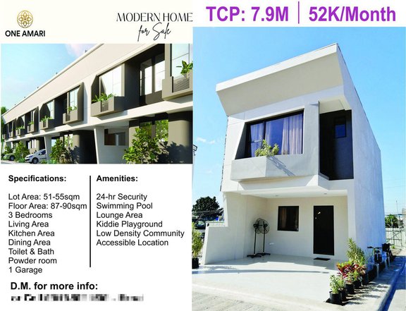 3-bedroom Townhouse For Sale in Lower Antipolo Rizal