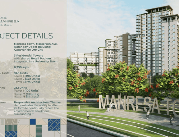 One Manresa Place - Your Gateway to Prime Investment in Uptown CDO!