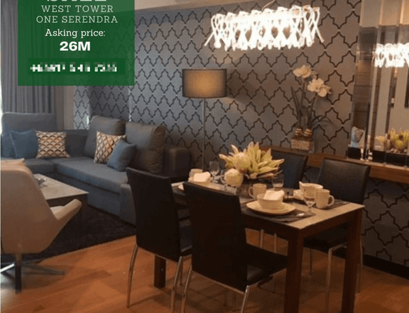 Beautifully interiored 1BR at West Tower One Serendra