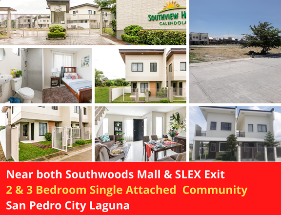 2 & 3 Bedroom Single Attached Community in San Pedro near Southwoods
