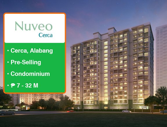 Nuveo at Cerca - Prime Ayala Alabang Condo | High ROI | Studio to 3BR Units