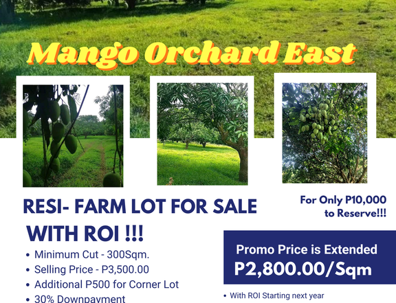 Resi- Farmlots with income generating property