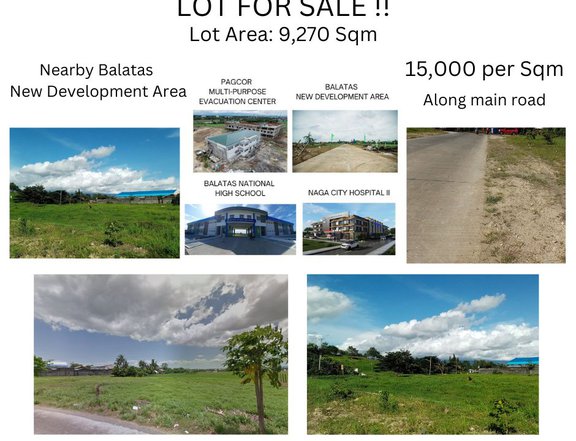 9270 sqm Commercial Lot For Sale in Naga Camarines Sur