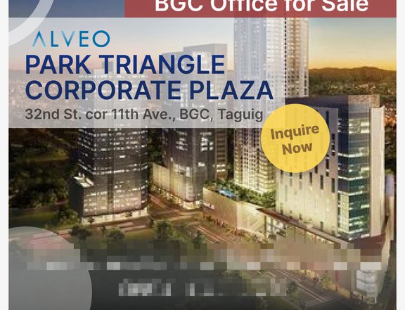 [BGC Office] Single/Whole Cut 149sqm Park Triangle Corporate Plaza