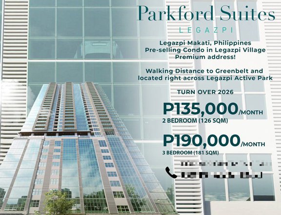 Condo For Sale | Facing Legazpi Park | Parkford Suites Legazpi