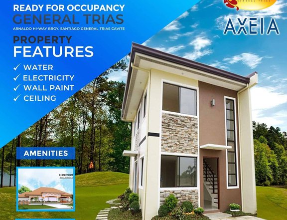 3-bedroom Single Attached House For Sale in General Trias Cavite RFO