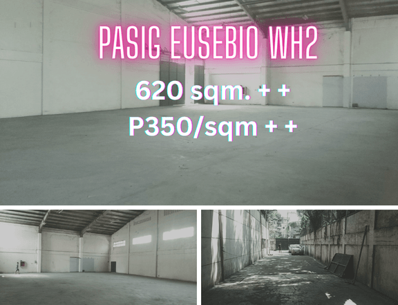 Pasig Eusebio Warehouse TWO For Lease