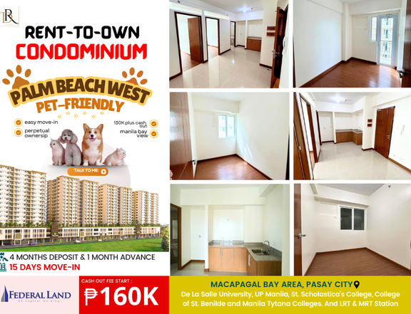 2-bedroom Residential Condo For Sale in Manila Bay Pasay