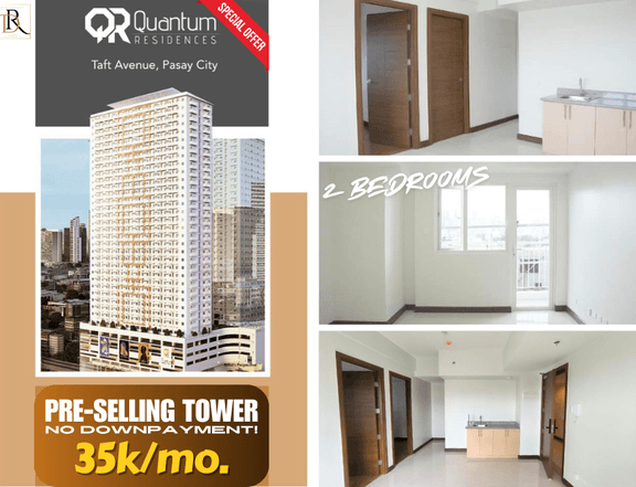 For Sale 2 Bedroom with parking in Quantum Residences near Makati CBD, MOA, Pagcor, OWWA, BIR