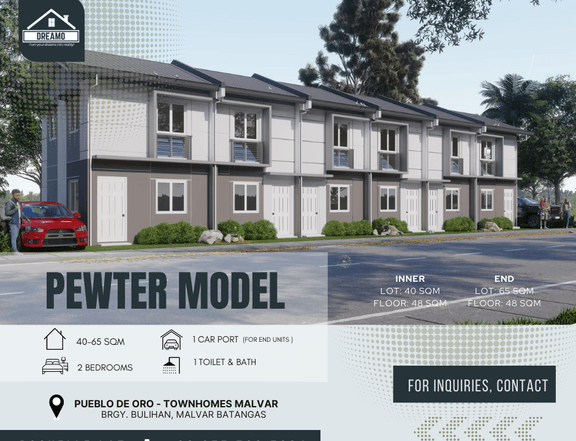 Affordable Townhouse in Malvar Batangas