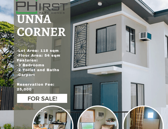 3BR Unna Corner Single Attached House For Sale in General Trias Cavite
