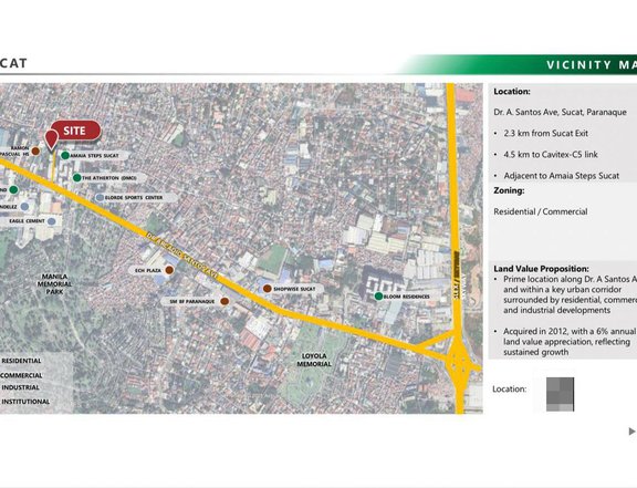 1,050 sqm Commercial Lot For Sale Ideal for Office Building/Warehouse in Sucat Paranaque